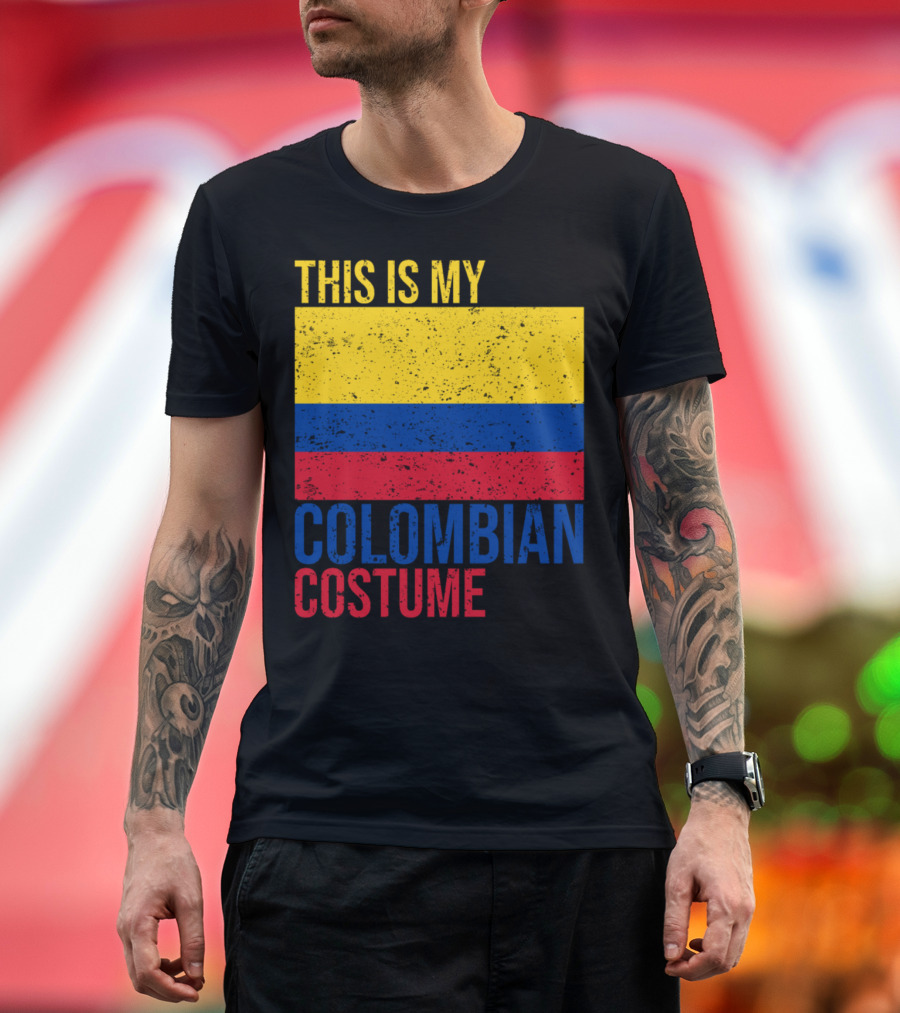 THIS IS MY COLOMBIAN COSTUME FLAG T-Shirt