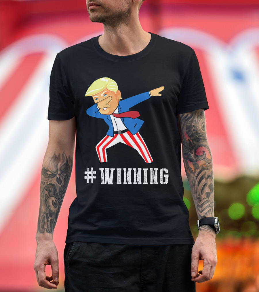 Winning Trump Dabbing USA T-Shirt