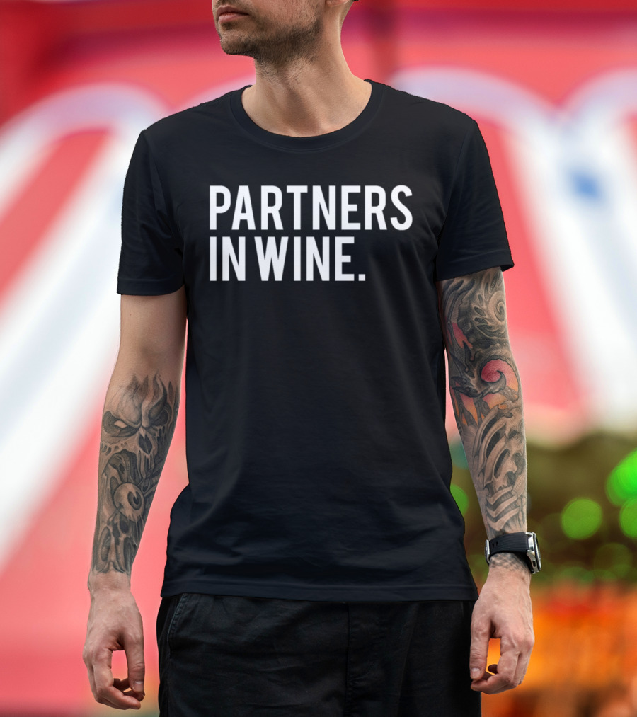 Funny Partners In Wine Best Friend T-Shirt