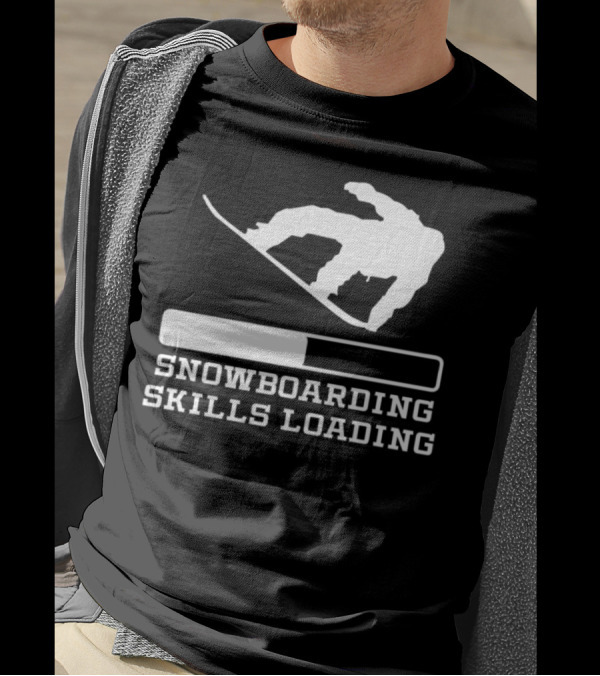Snowboarding Skills Loading Progress Bar T-Shirt