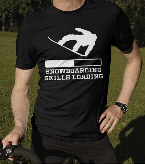 Snowboarding Skills Loading Progress Bar T-Shirt