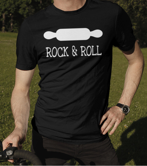 Rock Roll Baking Love Baker Rolling Pin T-Shirt