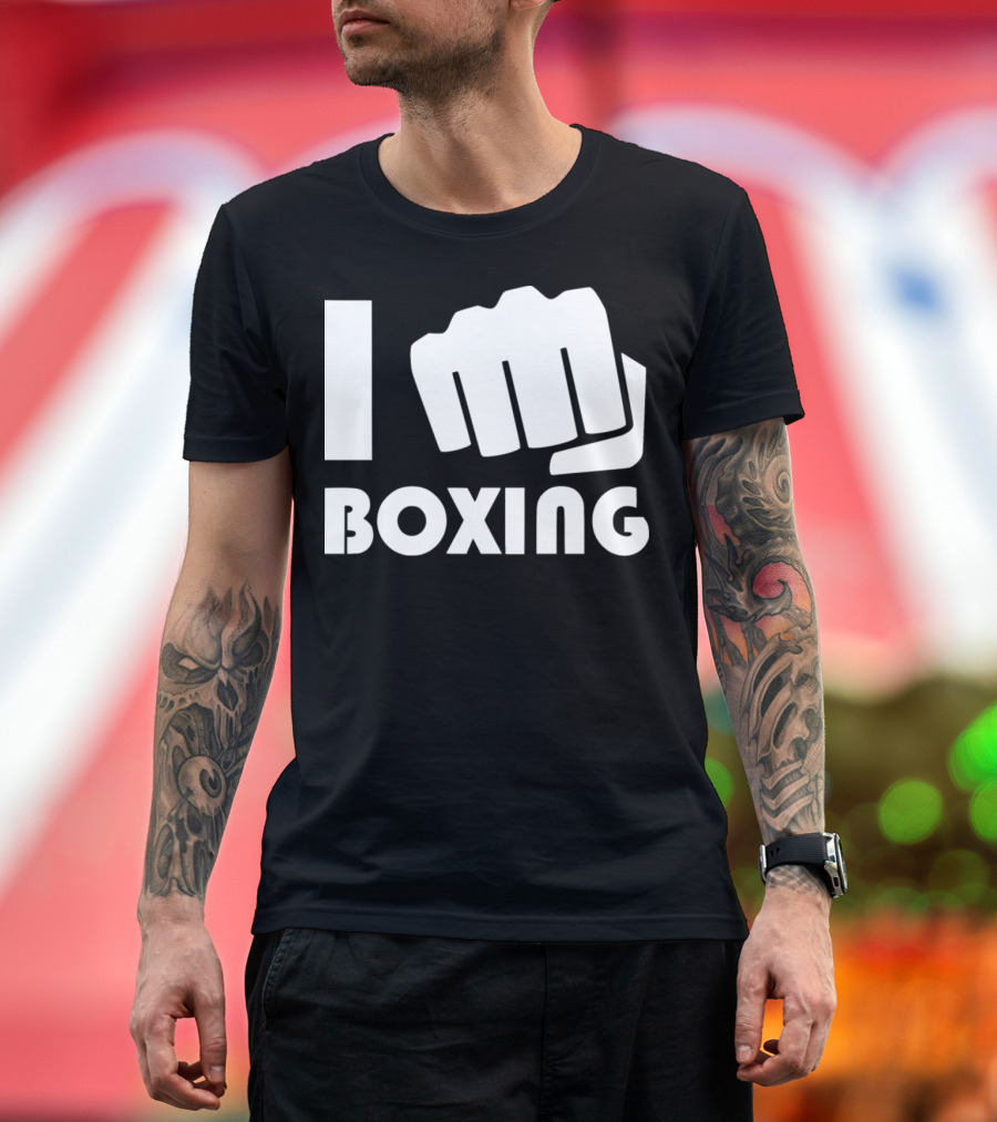 I Love Boxing Fist T-Shirt