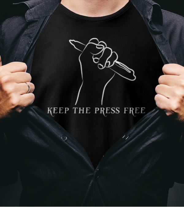 Keep The Press Free Journalist Freedom Of Expression T-Shirt