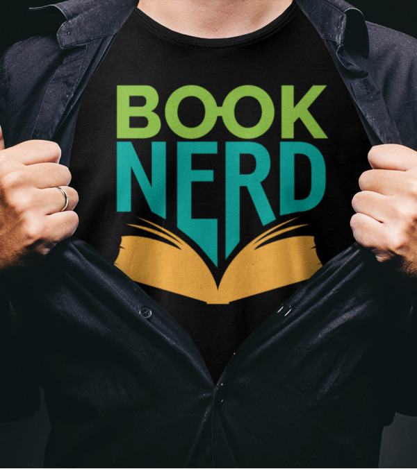 BOOK NERD Open Book T-Shirt