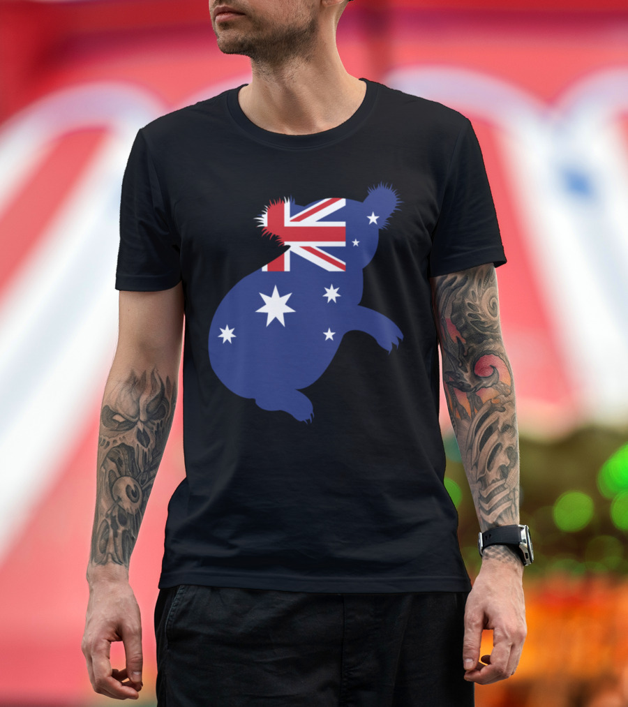Australian Flag Koala T-Shirt