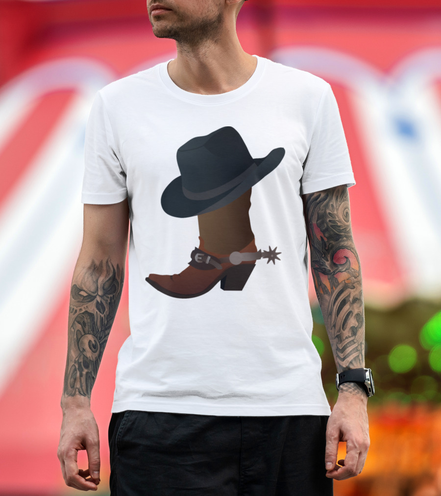Cowboy Boot and Hat Western T-Shirt