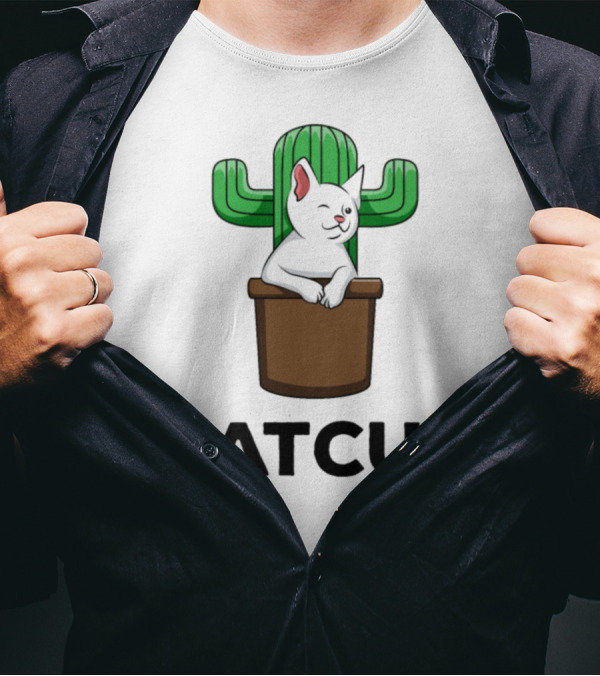 Catcus Cat Cacti Succulent Cactu T-Shirt