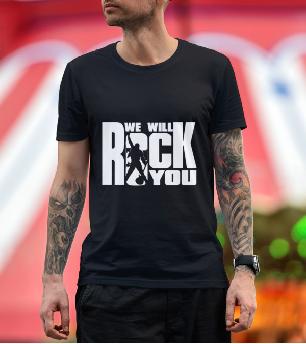 Premium T-Shirt: We Will Rock You Iconic T-Shirt We Will Rock You Iconic T-Shirt