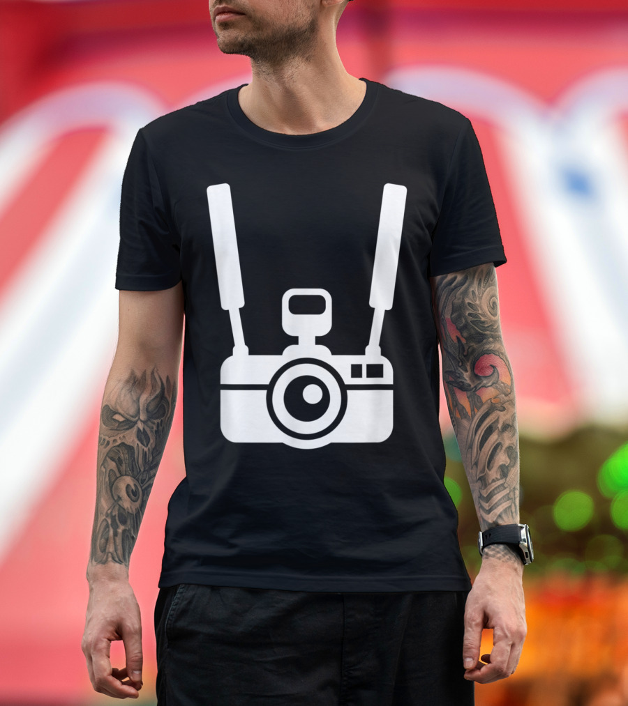 Tourist Camera Drone Photo T-Shirt
