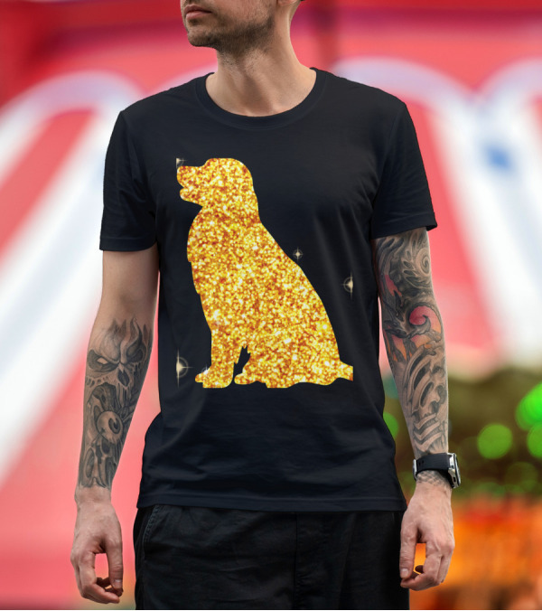 Premium T-Shirt: This Is Not Dog Hair It's Golden Retriever Glitter T-Shirt This Is Not Dog Hair It's Golden Retriever Glitter T-Shirt