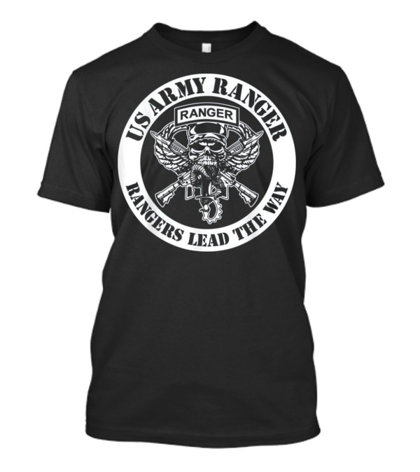 US Army Ranger Skull Rangers Lead The Way Veteran T-Shirt