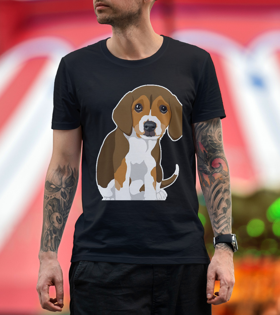 My Patronus Is A Beagle Dog Graphic with Adorable Puppy T-Shirt