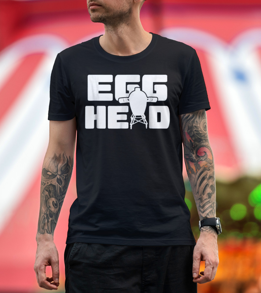 Egg Head Funny BBQ Grilling Smoking Pitmaster Egg Smo T-Shirt