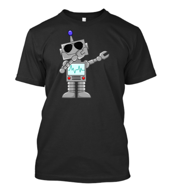 Cool Robot Dabbing With Sunglasses Back To School T-Shirt