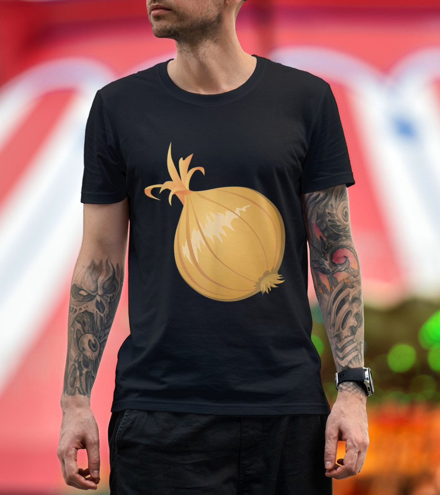 Yellow Onion Cooking Salad Vegetable T-Shirt