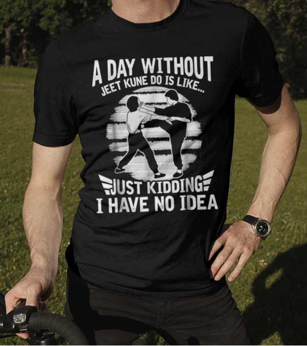 A Day Without Jeet Kune Do Is Like Just Kidding I Have No Idea T-Shirt