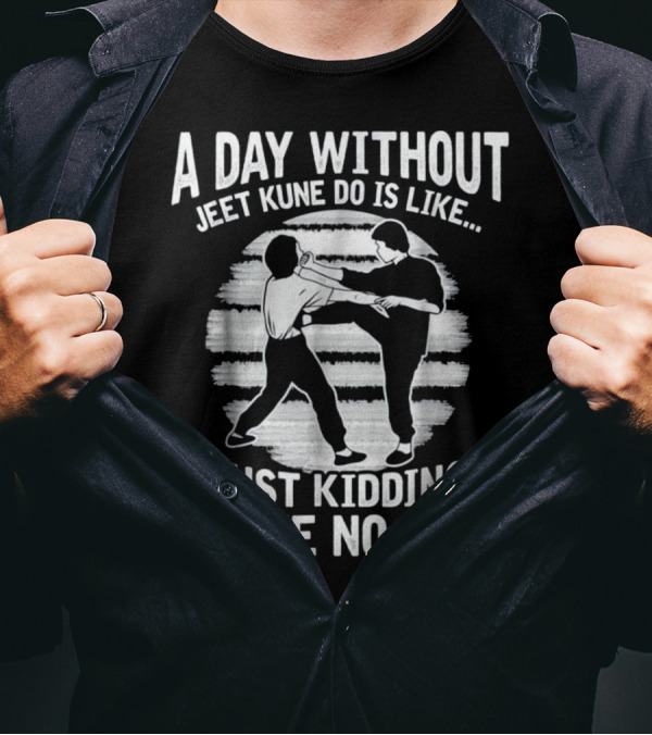 A Day Without Jeet Kune Do Is Like Just Kidding I Have No Idea T-Shirt