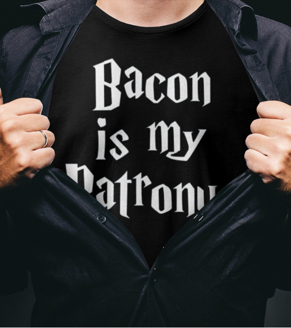 Bacon Is My Patronus - Best Hilarious Pig And Bacon Patronus T-Shirt