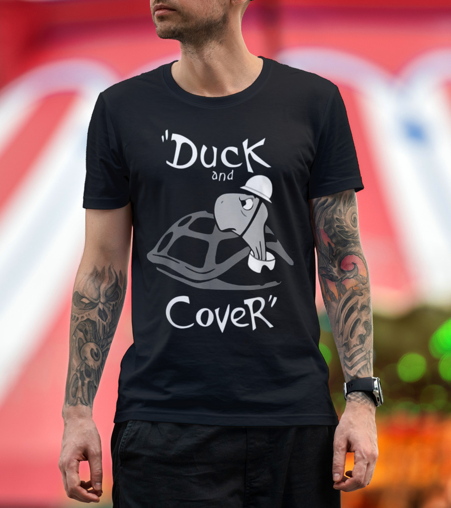 Duck And Cover Bert The Turtle T-Shirt