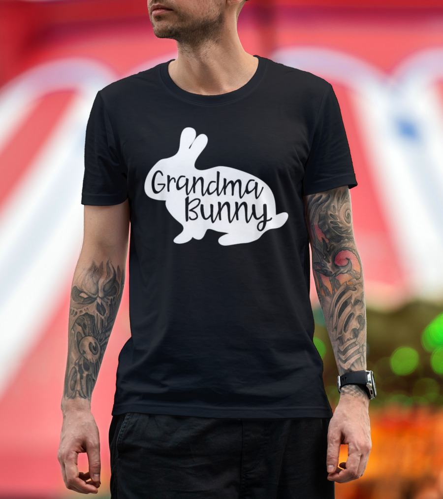 Grandma Bunny Cute Rabbit Easter T-Shirt