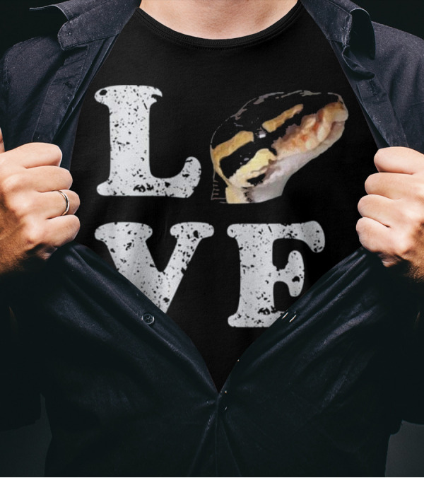 LOVE Ball Python Pet Snake T-Shirt
