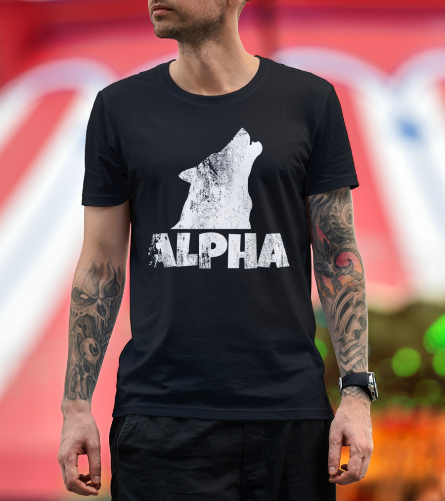 Alpha Lone Wolf Pack Member Wil Wolf T-Shirt