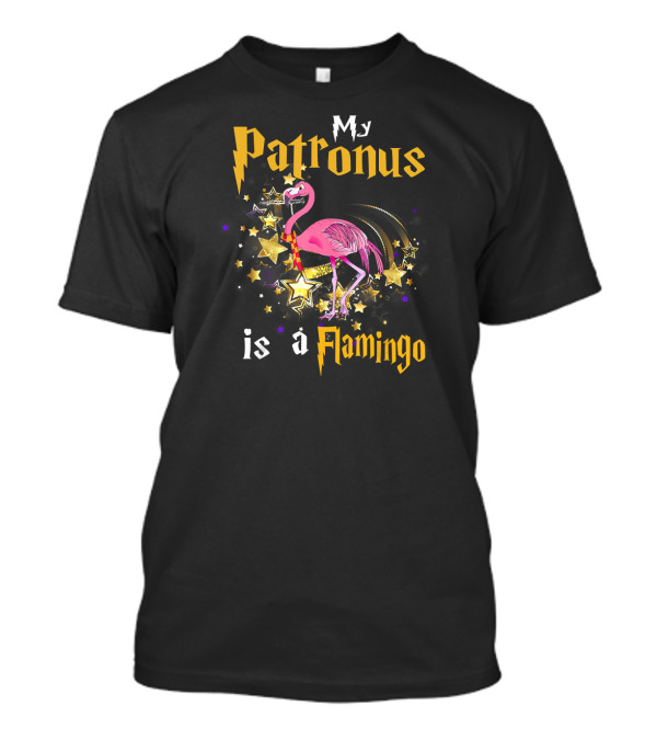 My Patronus Is A Flamingo Halloween And Chris Magic Stars Lightning T-Shirt
