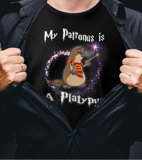 My Patronus Is A Platypus Wizardry Magic Creatures T-Shirt
