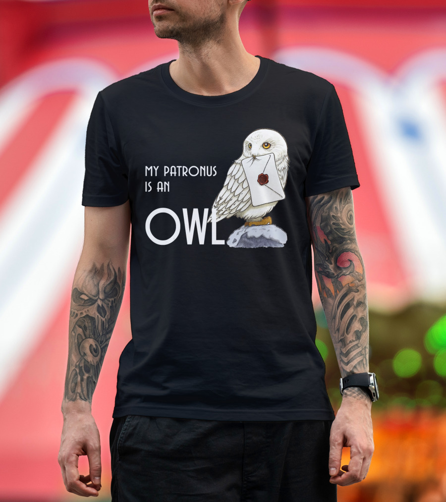 My Patronus Is An Owl Harry Pot Animals Owl Post T-Shirt