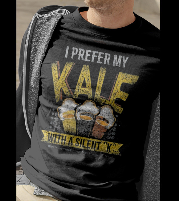 I Prefer My Kale With A Silent K Beer Mug Humor T-Shirt
