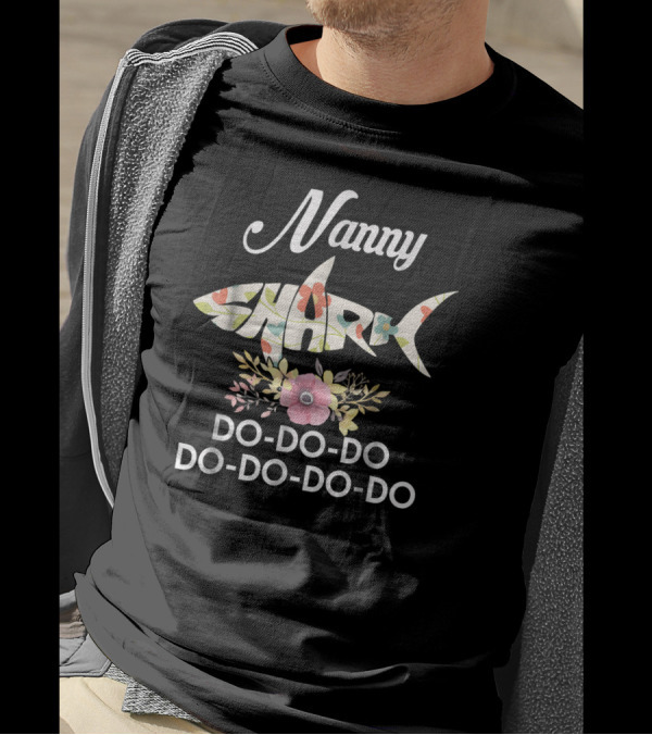 Nanny Shark Do-Do-Do Floral T-Shirt