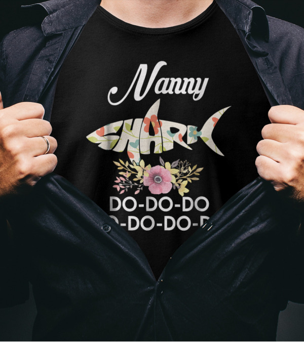 Nanny Shark Do-Do-Do Floral T-Shirt