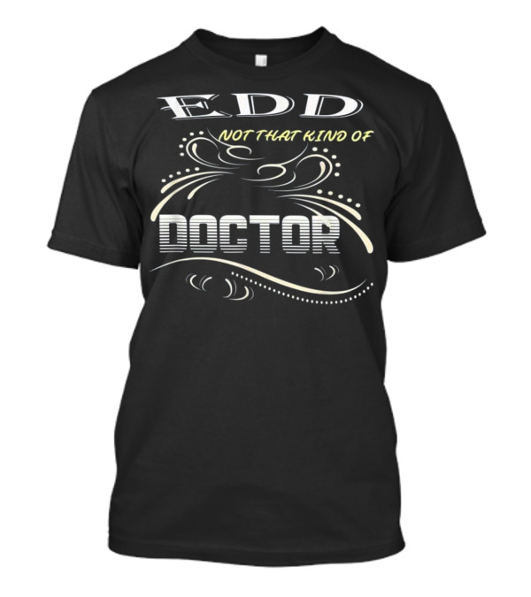 EDD Not That Kind Of Doctor Curved Lines And Dots T-Shirt