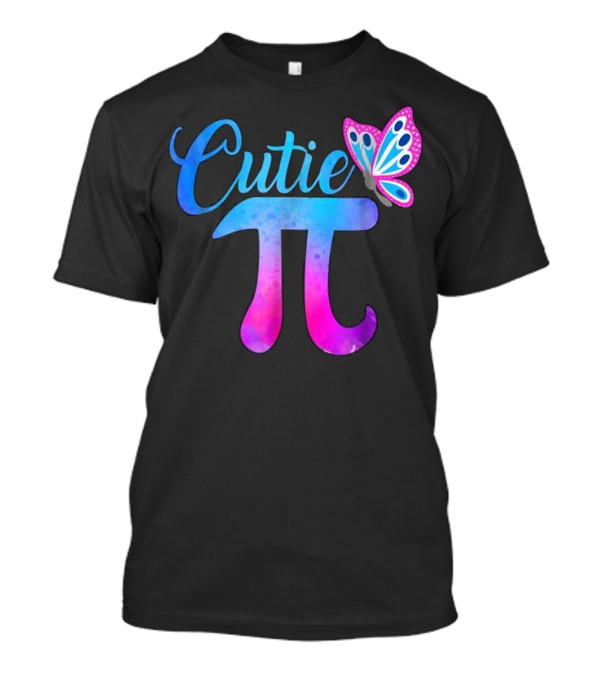 Cutie Pi Math Butterfly Cute And Funny T-Shirt