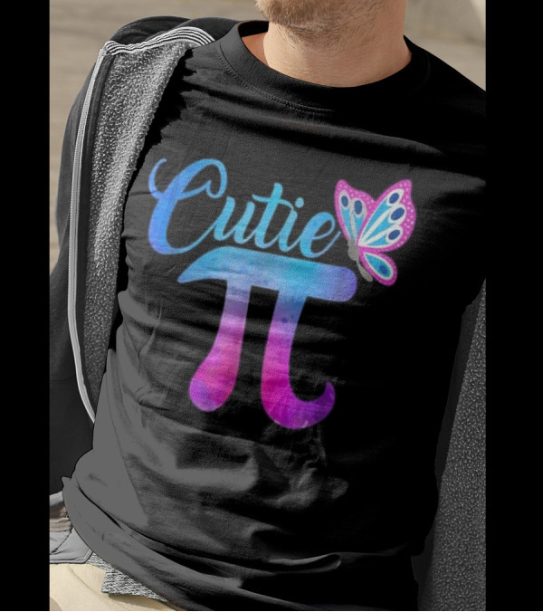 Cutie Pi Math Butterfly Cute And Funny T-Shirt