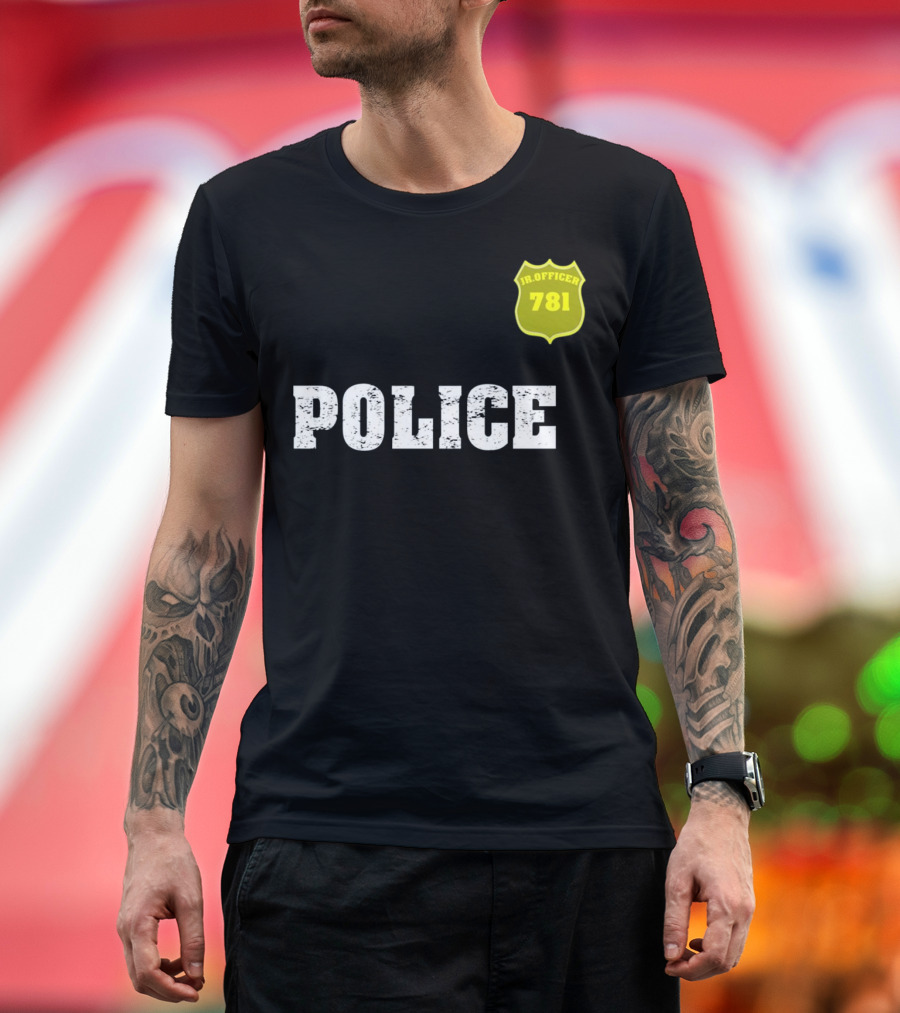 Police Officer Halloween Jr.Officer 781 T-Shirt