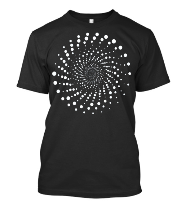 Polka Dot Maelstrom Vortex Pop Art Spiral T-Shirt