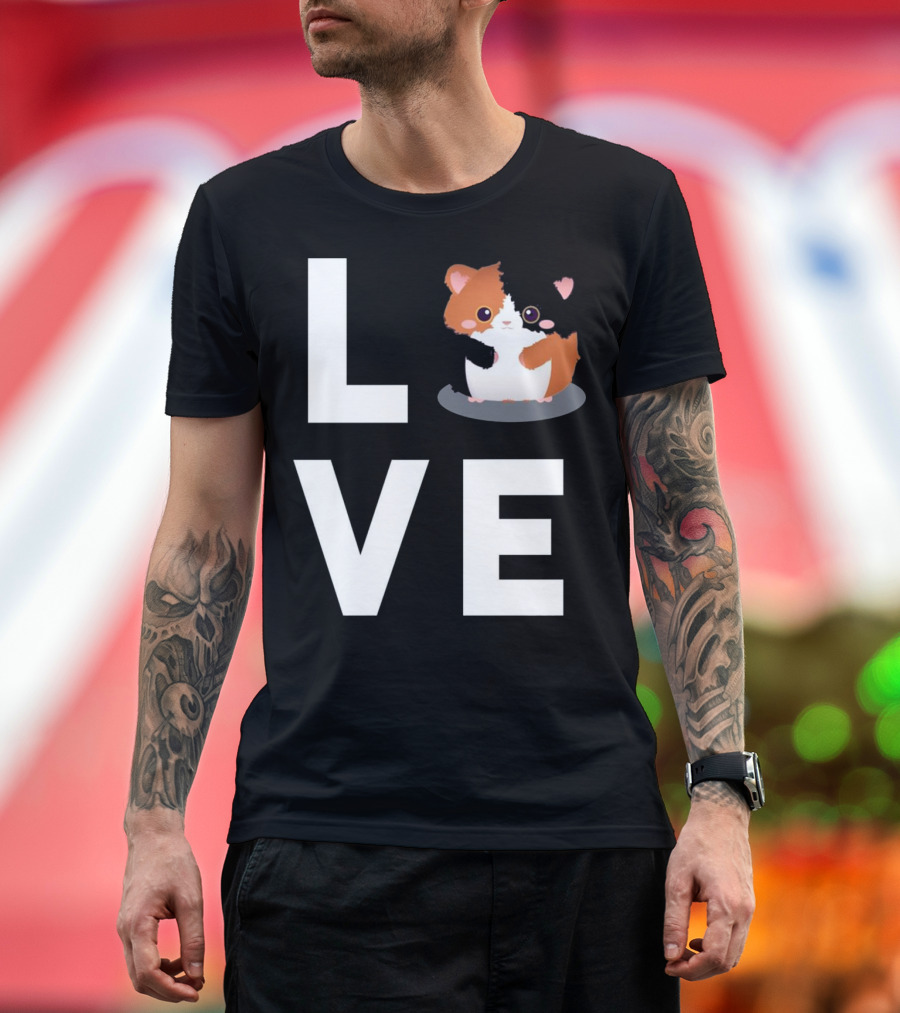 Love Cute Guinea Pig I Love Guinea Pig T-Shirt