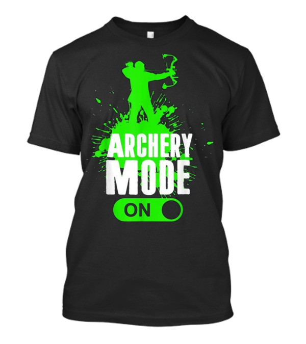 Archery Mode On Cool Hunting Bow Splash T-Shirt