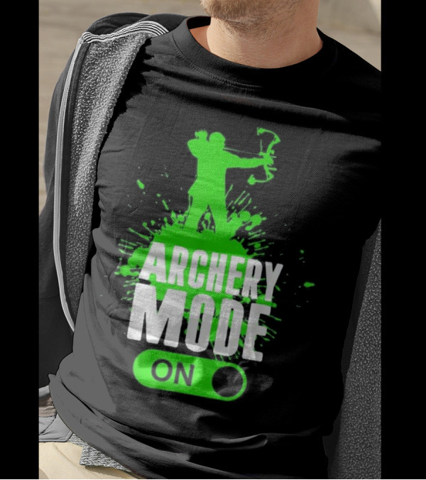 Archery Mode On Cool Hunting Bow Splash T-Shirt