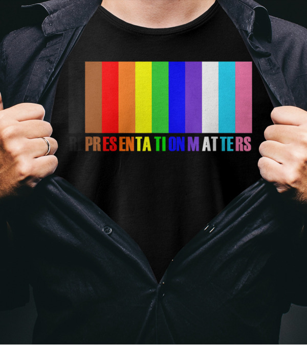 REPRESENTATION MATTERS Inclusive Pride Colors T-Shirt