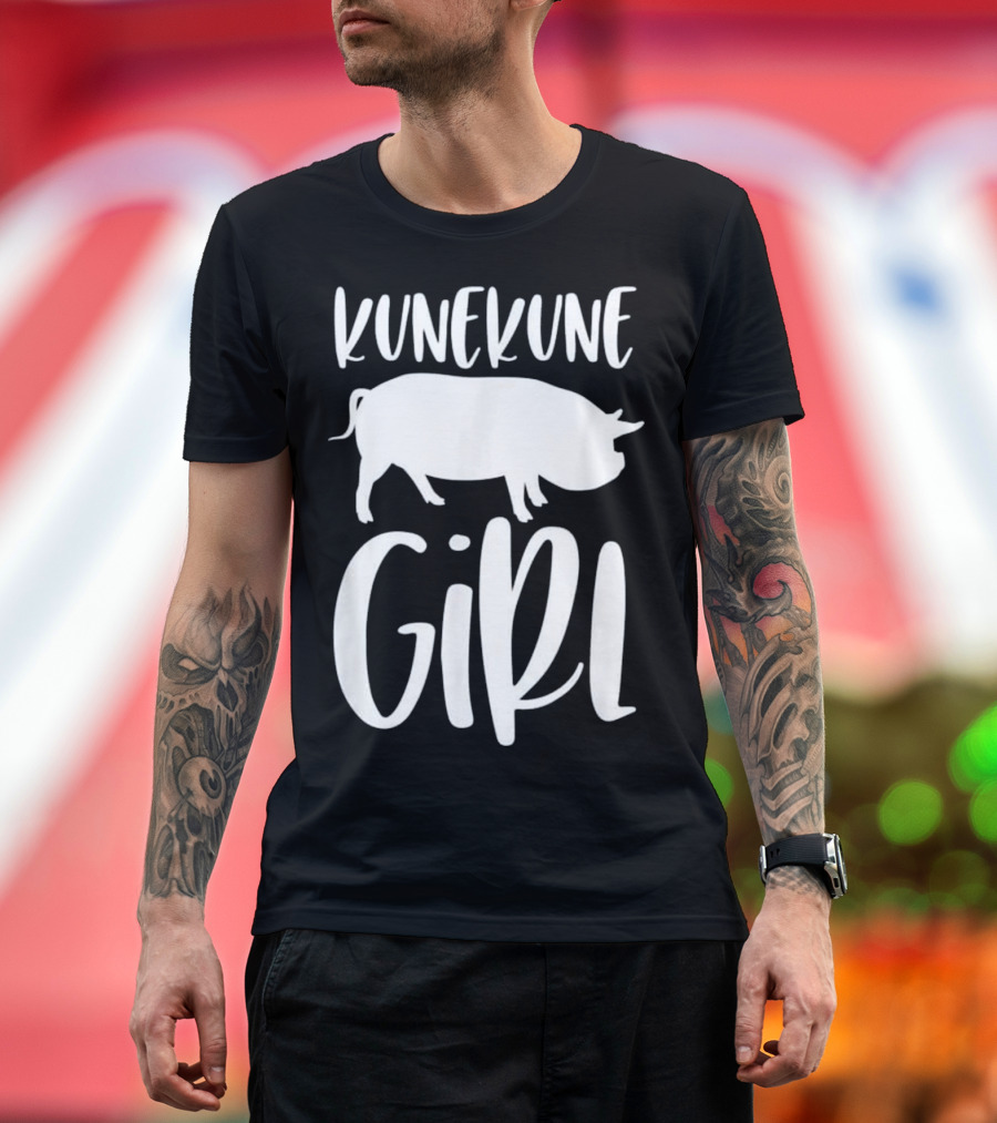 Kunekune Girl Kunekune Pig T-Shirt
