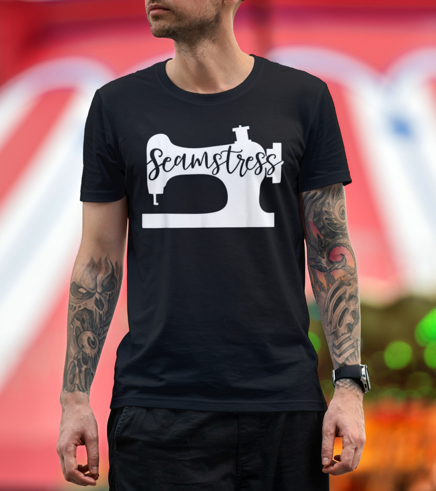 Seamstress Sewing Machine T-Shirt