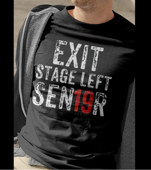 EXIT STAGE LEFT SEN19R Performing Arts A T-Shirt