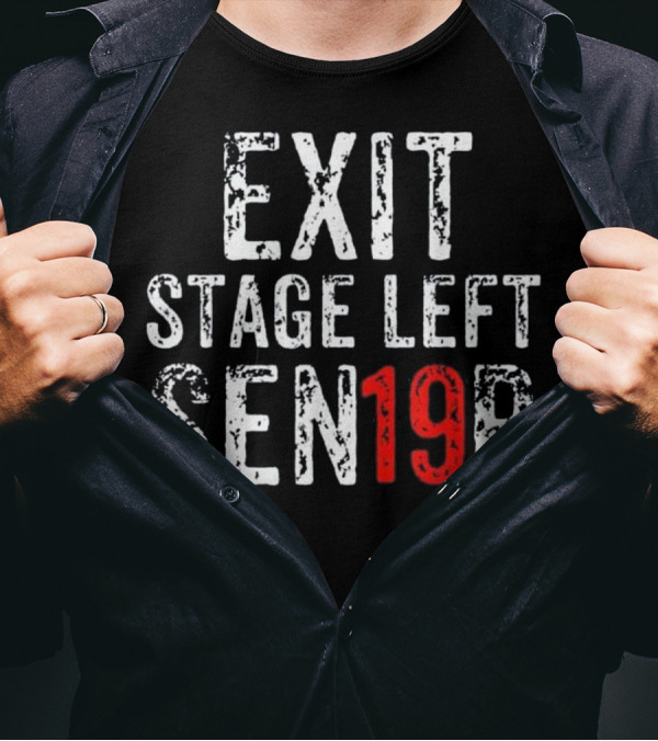 EXIT STAGE LEFT SEN19R Performing Arts A T-Shirt