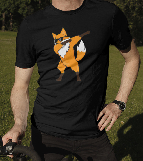 Dabbing Fox Dab Funny Gift Idea For Men Women T-Shirt