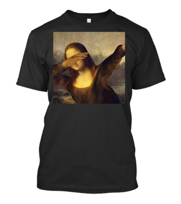 Dabbing Mona Lisa La Giocondo Chrissy Inst Meme T-Shirt