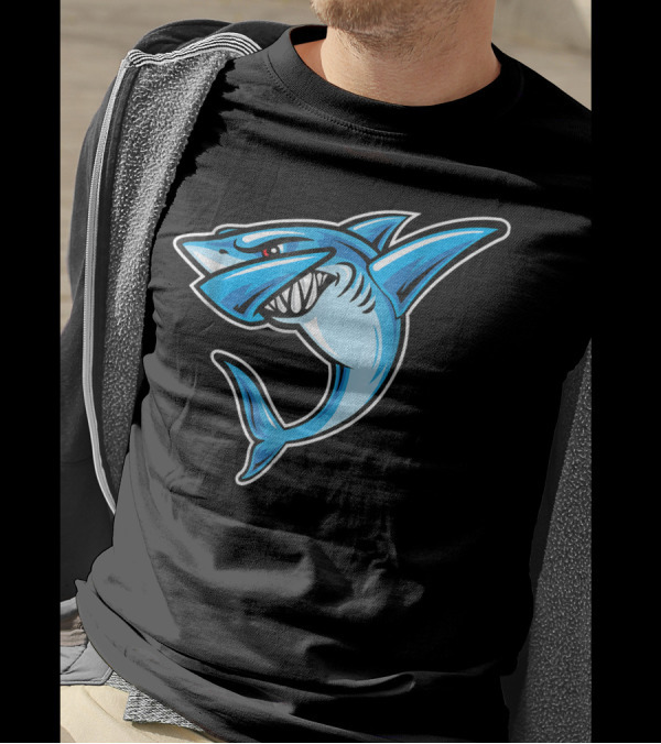 Dabbing Shark Funny Dab Dance Hilarious Nautical Motion T-Shirt