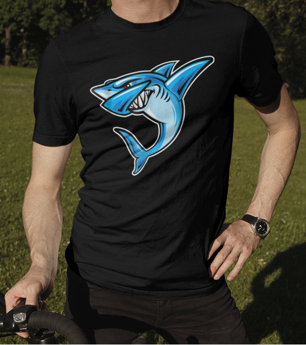 Dabbing Shark Funny Dab Dance Hilarious Nautical Motion T-Shirt